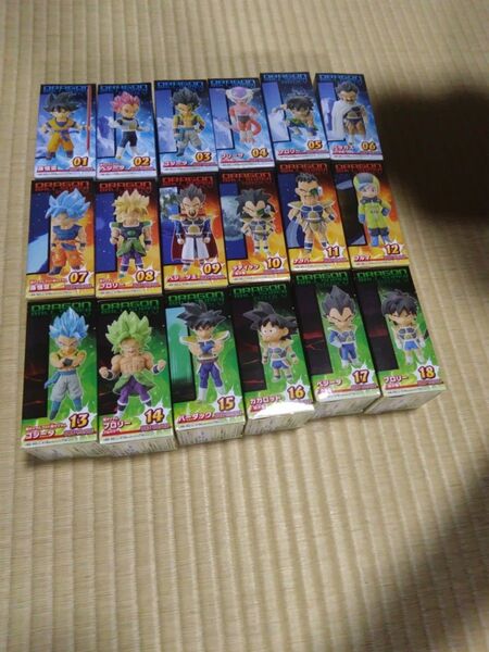 コレクタブル ドラゴンボール 劇場版 ブロリー 全18種 コンプ vol.1 vol.2 vol.3 WCF ワーコレ hiro