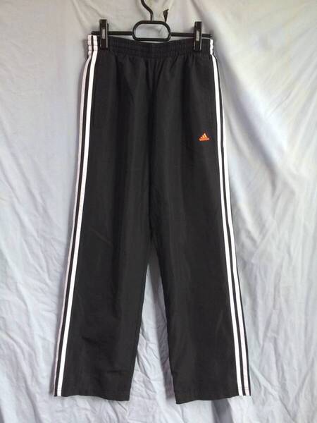 adidas トラックパンツ 160cm 裏地メッシュ ポリエステル100% 匿名配送 アディダス (管0085)