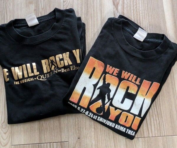 ミュージカル「WE WlLL Rock You」公演記念Tシャツ2枚