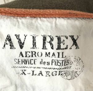 お勧め・【胸ワッペン】AVIREX アヴィレックス ボーダー ポロシャツ ミリタリー XL　半袖　ヴィンテージ　
