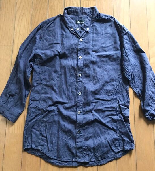 Zero by TORNADO MART 七分袖シャツ 紺色 M