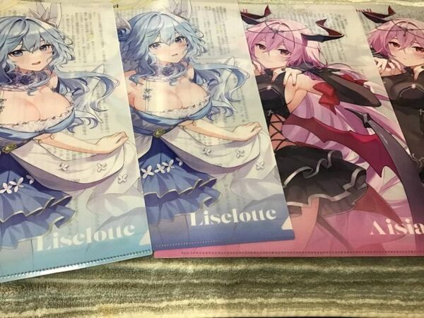 〇FB2/Riv北山結莉/SS入りクリアファイル4種/精霊幻想記 購入特典未使用