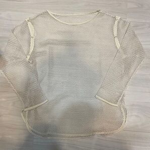 シャツ 長袖 メッシュシャツ ブラウス トップス