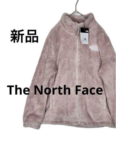 新品【The North Face】ベージュフリース Mノースフェイス アウトドア ボアジャケット ふわふわもこもこ