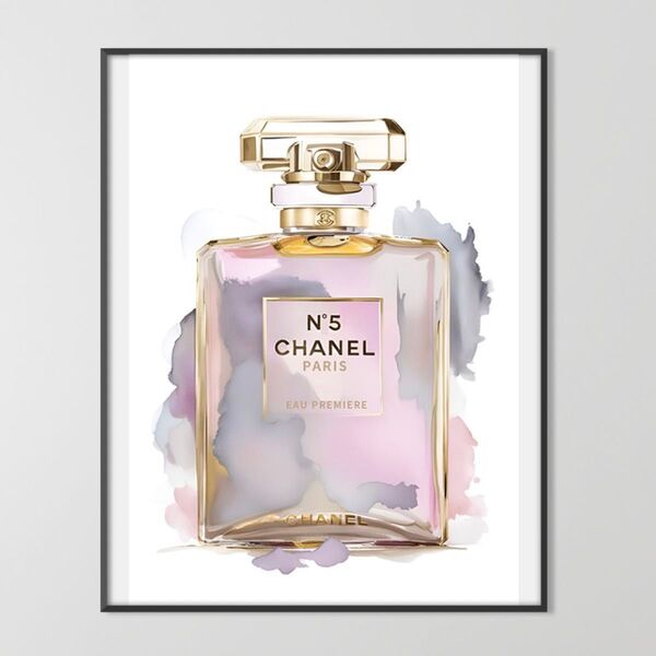 H088 アートポスター CHANEL シャネル 香水 ピンク インテリア