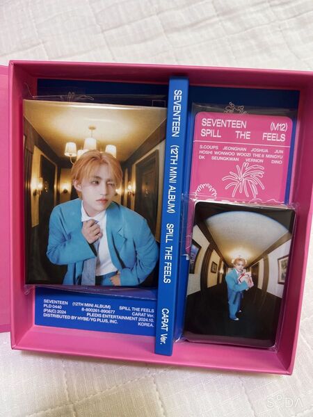 SEVENTEEN 12th Mini Album SPILL THE FEELS CARAT Ver.