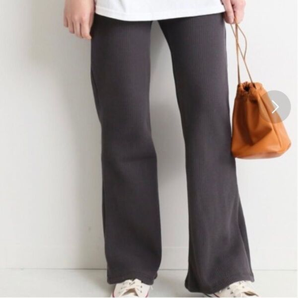 SLOBE IENA スローブイエナ ブーツカットパンツ チャコールグレー