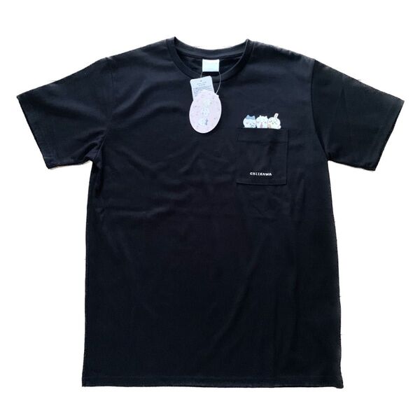 新品未使用 タグ付き ちいかわ Tシャツ M ブラック 黒