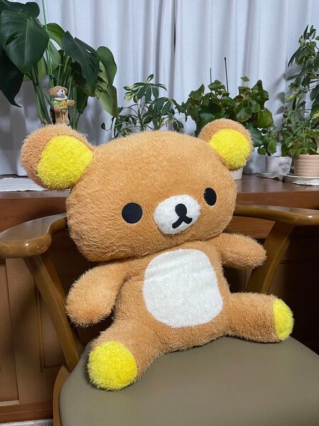 リラックマ ボアぬいぐるみ特大50cm×47cm