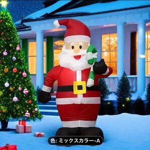 4フィートの膨脹可能なサンタクロース、キャンディケーンの屋外装飾