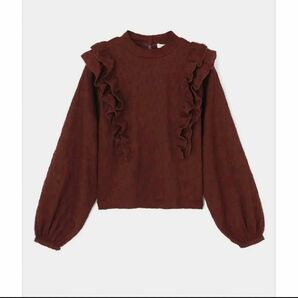 moussy ラッフルカット フリルブラウス トップス ブラウス レース