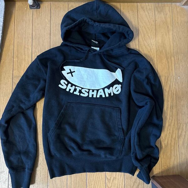 SHISHAMO フードパーカー ブラック