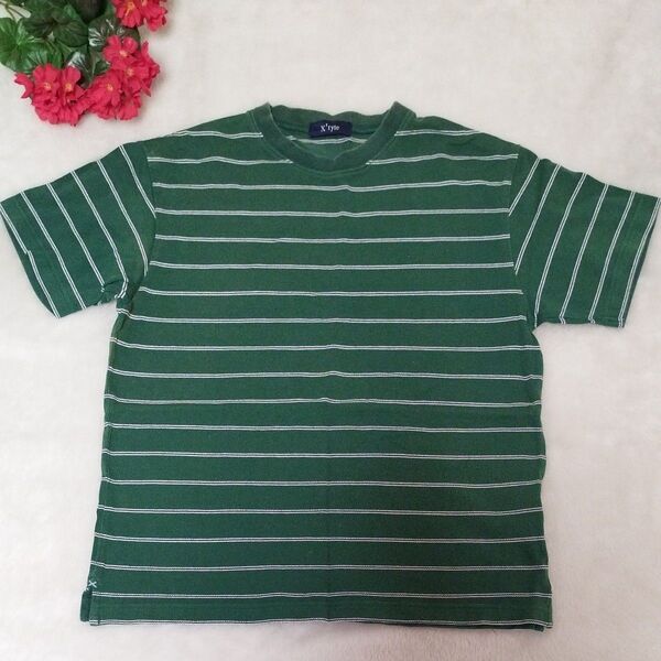 Tシャツ 半袖 コットンSボーダー