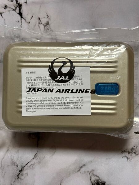 JAL ファーストクラス ゼロハリバートン アメニティ 日本航空 シャンパンゴールド ハードケース