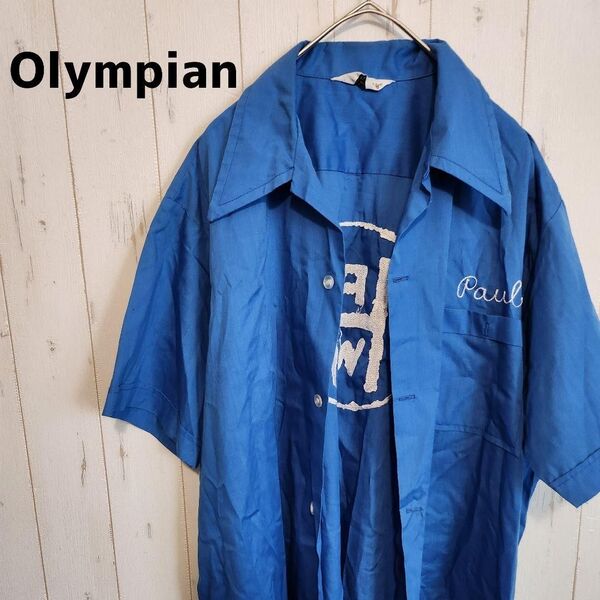 オリンピアン OLYMPIAN ボーリングシャツ 60s〜70s ヴィンテージ 古着 半袖シャツ
