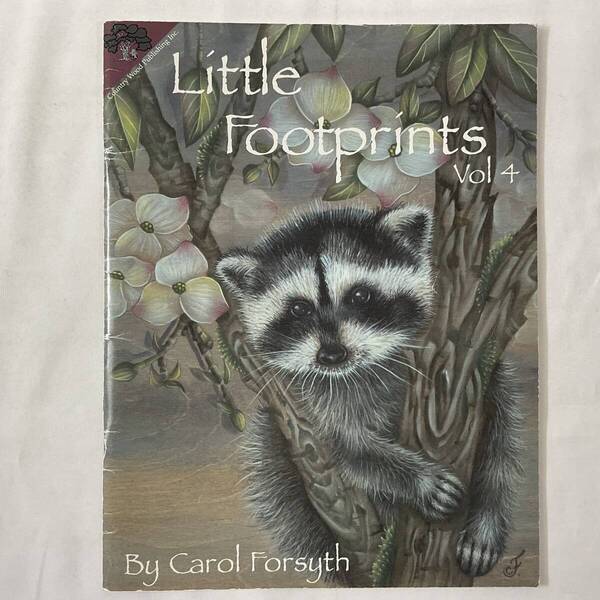 ★手芸本■送料無料 絶版 TOLE トール デザイン■小さな動物たちの小さな足あと LITTLE FOOTPRINTS Carol Forsyth■ARTBOOK_OUTLET■C2-238