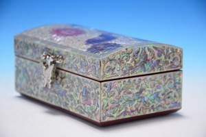 *#* Korea tradition industrial arts # color mother-of-pearl small articles gem box #.* beige # gorgeous!* #*