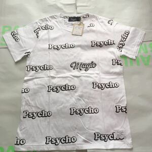 ●新品●送料込 ポールスミス 半袖TシャツSサイズ ホワイト コットン100% PSYCHO Magic PaulSmith