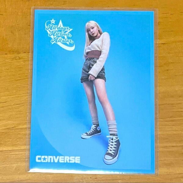 niziu マユカ コンバース converse 特典 トレカ フォトカード