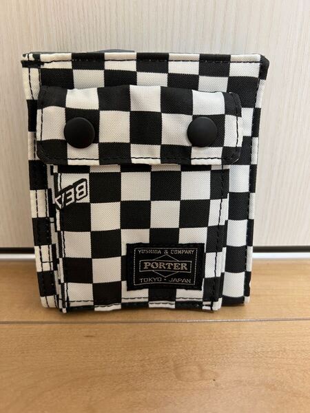 新品 未使用 ポーター×ビームス 2つ折り財布 財布 ウォレット 吉田カバン PORTER BEAMS チェック チェック柄