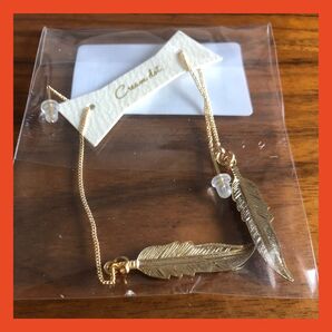 【新品、未使用】ピアス ロング ゴールド