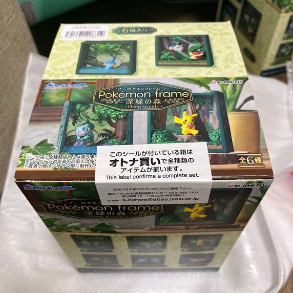 ポケモンフレーム 深緑の森 6種 コンプリートBOX