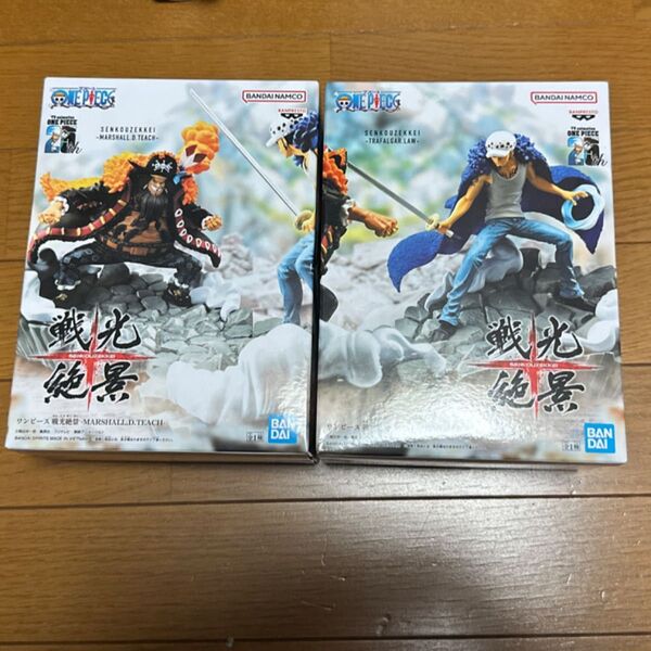 ONE PIECE 戦光絶景 黒ひげ ロー フィギュアセット