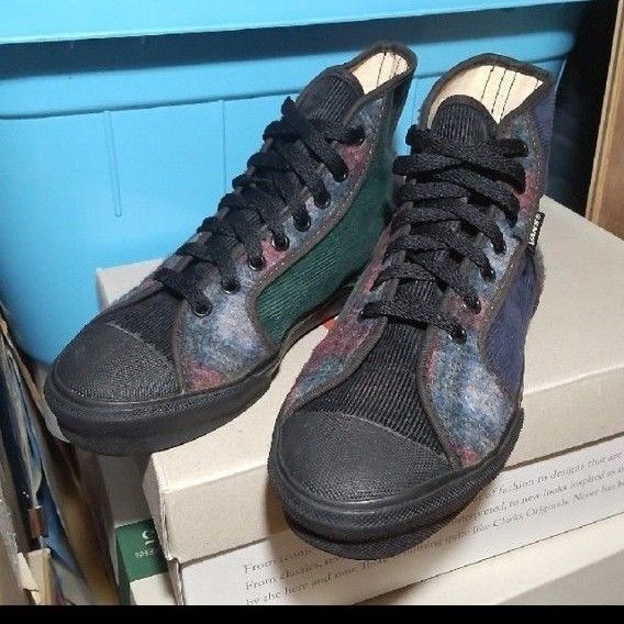 希少品 MADE IN USA製 VANSハイカットスニーカー