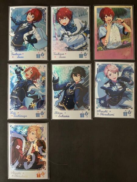 あんスタ 中国 冬日 限定スカウト ポラロイド 司 レオ 凛月 嵐