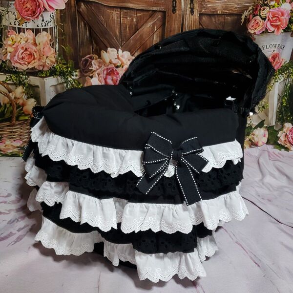 天使のカート あごのせクッション コットカバー ハンドメイド
