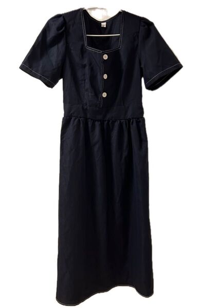 SHEIN ワンピース ネイビーブルー