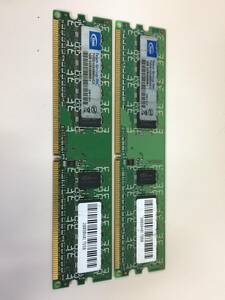 中古品 Team DDR2 PC2-800 2GB(1G*2) 現状品①