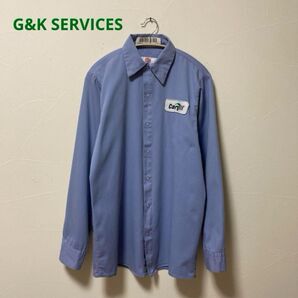 G&K SERVICES Cargill企業ワッペンコットン ワークシャツ