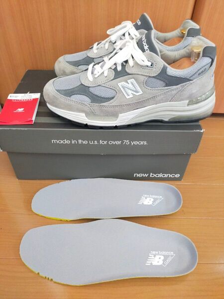 【美品】M992GR 25.5cm New Balance