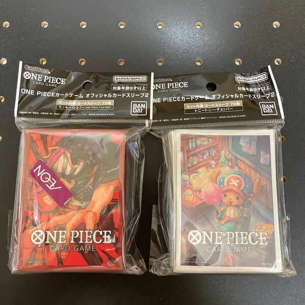 ONE PIECE カード スリーブ チョッパー モンキーDルフィ