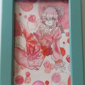 原画「おませなあの子」赤縛り フォトフレームサイズ