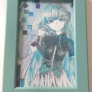 原画「先輩」青縛り フォトフレームサイズ
