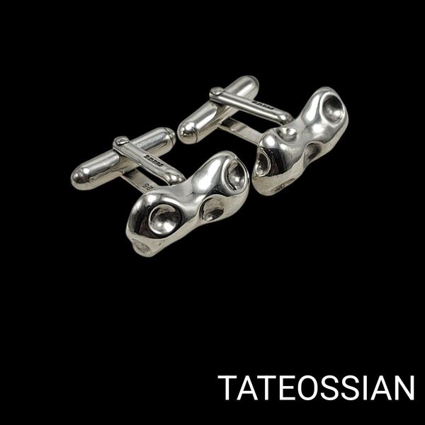 【希少 美品】TATEOSSIAN BONE カフリンクス S925 RT