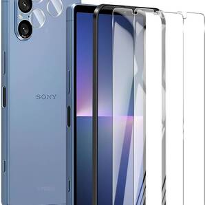Xperia 5V ガラスフィルム(2枚)+カメラフィルム(2枚) Xperia 5 V SO-53D 強化ガラスフィルム 液晶保護