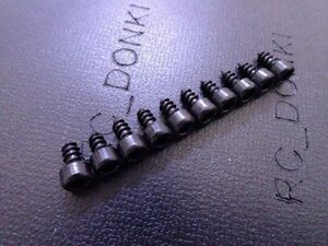 6角ネジ キャップボルト ネジセット全ねじ M3X6MM　黒10個1セットHA3-6