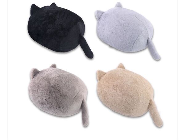 しっぽ付きクッション 4種セット 猫型