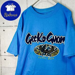 FRUIT OF THE LOOM Gecko Surf 半袖Tシャツ Mサイズ 半袖プリントTシャツ