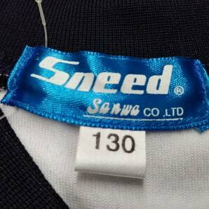 【わけあり商品】半袖 サイズ１３０ 白×紺・赤◆Ｓｎｅｅｄ◆トレシャツ◆体操着◆運動着◆トレーニングウェア◆スポーツウェア◆②の画像3