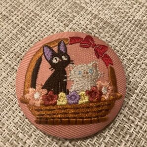 刺繍ブローチ 魔女の宅急便 ジジ