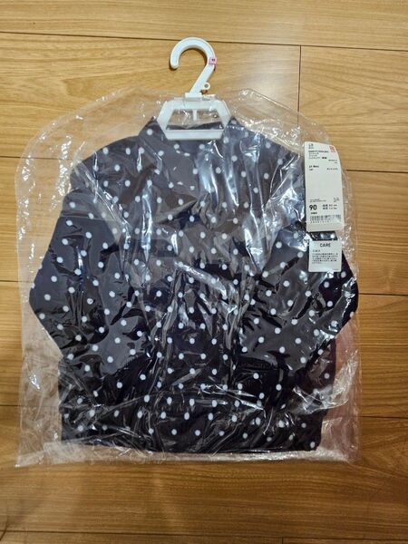 【新品/未開封】ベビー キッズ 子供服 ストレッチフリースハイネックT 90cm
