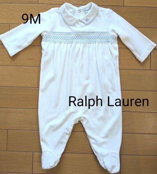 ラルフローレン カバーオール 足つきロンパース 9ヶ月 9M 70cm 長袖