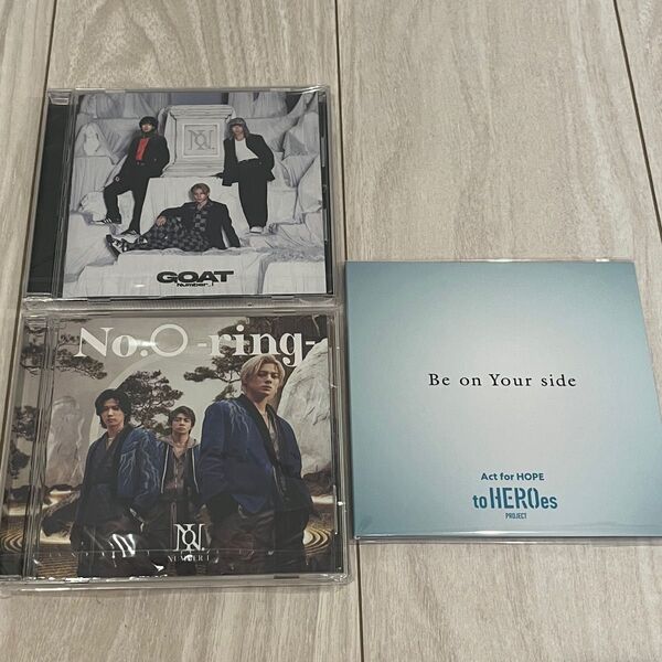 Number_i ①GOAT 通常盤 ②No.O-ring 通常盤 ③Be on Your side