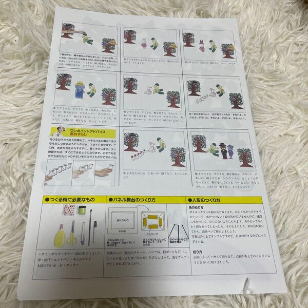 パネルシアター すてきな帽子屋さん 増田裕子