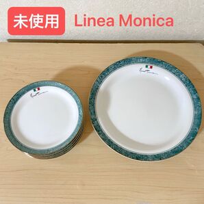 《未使用》 食器 パーティセット 大皿 取り皿 Linea Monica