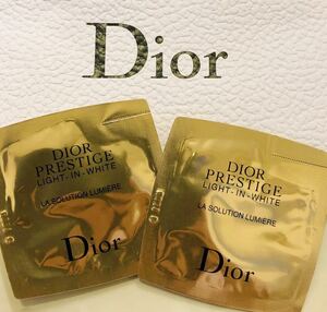 新品★Dior ディオール プレステージ ホワイト ラ ソリューション ルミエール★サンプル 2個セット （3,080円相当）